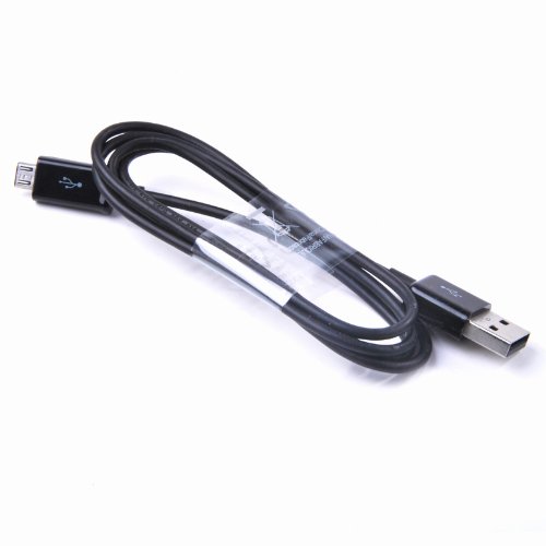 CaseBazaar USB Data Cable for Samsung Galaxy S1 S2 S3 S4 Galaxy Note I9100 N7000 Micro USB Sync Charging Cable Black