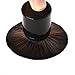 Premium Retractable Kabuki Makeup Brush - Aguder Blush Brushes Great for Blending Liquid, Cream, Mineral Cosmetics or Translucent Powder, Black