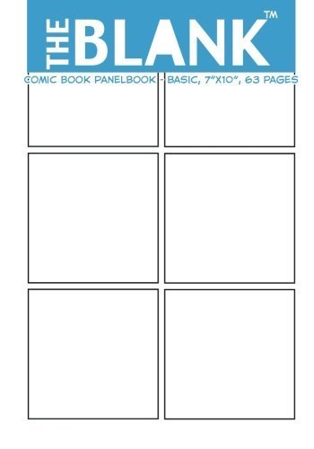 The Blank Comic Book Panelbook - Basic, 7