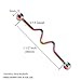 BodyJ4You 4PC Industrial Bar Earrings 14G Rainbow Steel 38mm Spiral Coil Wave Twisted Barbell Ear Cartilage Jewelry