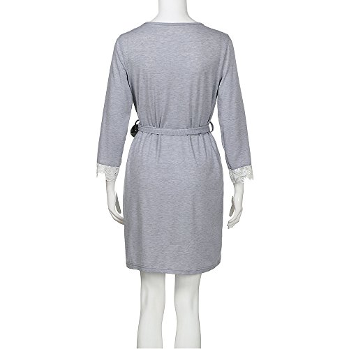 Rambling 2018 New Maternity Nursing Nightgown Pregnant Sleepwear Gown Maternity Hospital Nightdress - Thumbnail 7