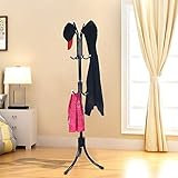 Coat Rack Three-legged Assembled Coat Rack with 12