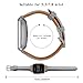 Joyozy Genuine Leather Bands Compatible Fitbit Versa/Versa 2 &New Fitbit Versa Lite Smartwatch,Fitbit Versa Wristband Replacement Accessories Fitness Straps Bands Women Men(5.5