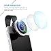 iPhone Lens LENSOUL Super Wide Angle Fisheye Lens, Professional HD Cell Phone Camera Lens for iPhone, Samsung Smartphone 238 Degree Field of View, 0.2x Zoom