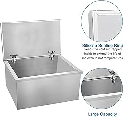 Karpevta Drop-in Ice Chest 18WX12DX13 Inch