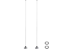 UAYESOK 2 Packs VHF NMO Antenna 136-174MHz 2-Meter Amateur Mobile Antenna for VHF Radio