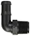 Banjo HB075-90 Polypropylene Hose Fitting, 90 Degree Elbow, 3/4