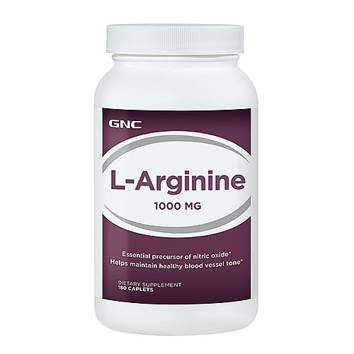 Gnc larginine 1000mg 180 caplets