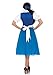 Leg Avenue Women's Costume, Blue/White, Large