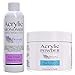 Crystal Clear - 4oz Nail Powder and 8oz Monomer for doing Acrylic Nails at Home. Professional grade acrylic nail powder, for nail tips, & overlays.