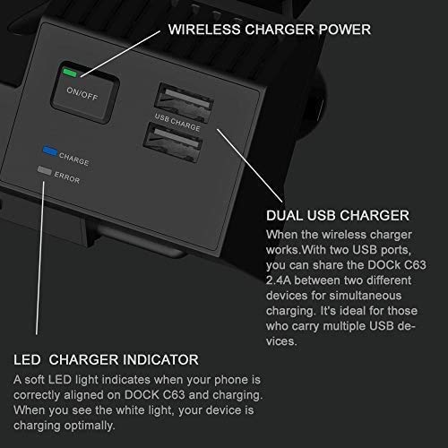 SIGHILL Wireless Car Charger Mercedes Benz Accessories for (20152021