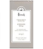 Harrods London. No. 16 Ceylon, 25 Enveloped Tea Bags 62.5g (1 Pack) NEW RANGE Seller Product Id HCE1 - USA Stock
