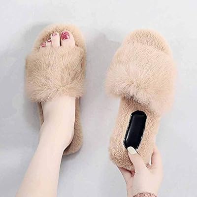 fluffy slippers online