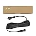 starry laser lights SSL-CA4.5 Extend Cable, 2 Pin Heavy Duty Power Extend Cable for Star Projector