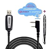 Baofeng Programming Cable for UV-5R and UV-82 for Two Way Ham Portable Radios: UV-5R,5RA,5R Plus,5Re,BF F8HP, BF-888S, UV82HP, 5RX3 and Lanyard Mirkit