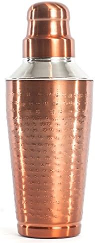 Bel-Air Copper Finish 3PC Cocktail Shaker - 24oz,