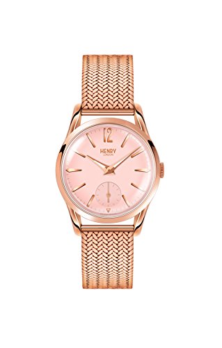Henry London Ladies Shoreditch Watch with Ananlogue Display and Rose Gold Bracelet HL30-UM-0164