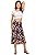 Women's Floral Printed A-Line Skirt Flare Midi Wrap Skirts