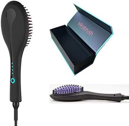 Ciyee®2016New Portable Hair Straightening Brush, Fast Hair Styling, Anti Scald Hair Straightening Comb, Massage Straightening Irons, Detangling Hair Brush (purple)