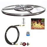 EasyFirePits CK Kit Basic DIY Build Your Own Propane Fire Pit Kit w/o Burner (Ring Burner, 18.00)