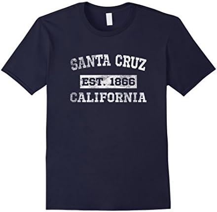 Men's Santa Cruz California T Shirt Vintage Distressed 2XL Navy