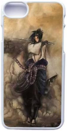 Uchiha Sasuke Hard Plastic Phone Case Shell Cover Skin For iPhone 7 4.7 inch White DWE1770