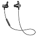 Dudios Bluetooth Headphones Magnetic Wireless Earbuds IPX6 Sweatproof Sports Earphones with Mic (CVC 6.0 Noise Cancelling, 8 Hours Music Time, aptx Stereo, Secure Fit & Lightweight)-Black (Black)