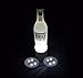 Bottle Light Glorifier Glow Wine Bottle Sticker LED Light for Bottle Coaster (Warm White 5pcs)