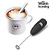 Milk Frother - Electric Rubber Handheld Milk Frother with Stand
