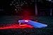 CORNHOLE LED Light Set-Includes 2 Lights-Play Cornhole All Night Long-Mulitple Colors-Lasts 60+ Hours on 2 AA Batteries! (Red)