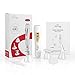 HAIRBY Painless Electric Shaver for Women - 4 in 1 Ladies Electric Epilator Kit with Facial Hair Shaver, Body Hair Shaver for Legs Underarms Bikini, Nose Hair Trimmer, Eyebrow Trimmer USB Rechargeable