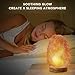 Levoit Large Salt Lamp, Pink Crystal Hand Carved Himalayan Sea Salt Lamps with Premium Rubberwood Base, Dimmable Touch Switch, Luxury Gift Box(ETL Certified, 2 Extra Original Bulbs Included)