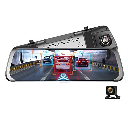 JUNSUN A930 10in 4G WiFi Android Car Rearview DVR Camera ADAS GPS Dash Cam