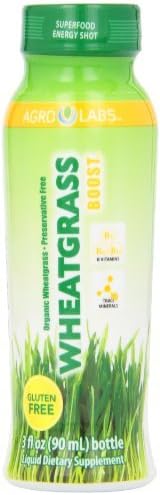 Agrolabs Wheatgrass Drink Shot, 6 Count by Agro Labs