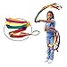 Pixnor 12pcs Colorful Hand Held Dance Rainbow Ribbon Toys for Children
