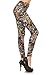 Leggings Depot Women's Fall/Winter Ultra Soft Popular Best Christmas Printed Holiday Fashion Leggings Bat (coloured Tiger, One Size (Size 0-12))