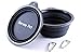 Serene Pet Collapsible Dog Bowls - 2 Pack for Food or Water, With Carabiners, Travel Dog Bowl for Medium and Large Size Pets, Food Grade Silicone, FDA Approved, Big Cat Dish