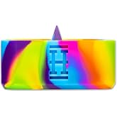 Hemper Cache Unbreakable Silicone Ashtray with Poker – Heat-Resistant Debowling Ashtray for Smokers – Non-Stick, Easy-to-Clean Ash Holder for Home Office, and Outdoor Use – (Tie Dye)