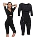 MISS MOLY Women's Post Surgery Body Shaper Fajas Colombianas Arm Compression Vest Full Body Shaper L Black