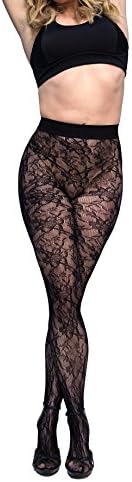 Womens Figure Enhancing Floral Tights 2-Pack