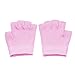 Queentools Gel Moisturizing Gloves, Half Finger Spa Gloves, Moisturizing Vitamin and Essential Oil Infused, Pink, 1 Pair