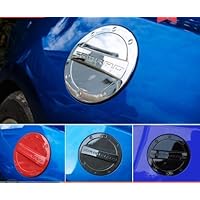 Highitem Newest Exterior Fuel Tank Cover Gas Lid Cap Accessories ABS For Chevrolet Camaro 2016 Up (Black)