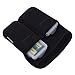 Case Star ® Black Color Neoprene Battery Carrying Case Sleeve with 2 Pieces Clear Plastic Waterproof 18650 Battery Storage Case