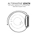 GEOTEL 42mm Milanese Loop Stainless Steel Bracelet Strap Band for Apple Watch Series 1 Series 2 Sport&Edition with Unique Magnet Lock(No Buckle Needed) (42mm-Silver)