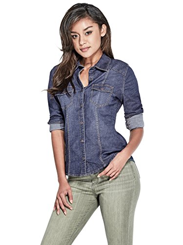 GUESS Factory Women's Ella Denim Shirt 