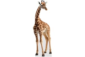 DORDOR & GORGOR Giraffe - Life Size Cardboard Cutout Standup People with Support Standee | Animals -2