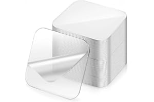 Double Sided Adhesive Pads for Mounting, 50 Pcs Double Sided Tapes Square Pre-Cut Strong Sticky Tack for Metals Papers Door G