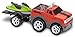 Kid Galaxy Squeezable Pull Back Ford F150 Pick Up Truck with Jet Ski and Trailer. Toddler Wind Up Vehicle Playset