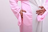 Animal Oneise Narwhal Pajamas - Plush One Piece Costume (Small, Pink)
