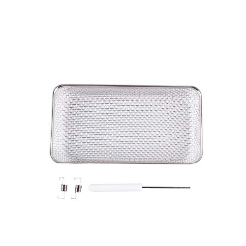 RV Furnace Vent Cover,Flying Insect Screen,Stainless Steel,Protect RV Water Heater from Flying Insects,7.5''x 4.1''x 1.3''